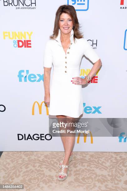 Norah O'Donnell attends the 30th Anniversary White House Correspondents' Garden Brunch on April 29, 2023 in Washington, DC.