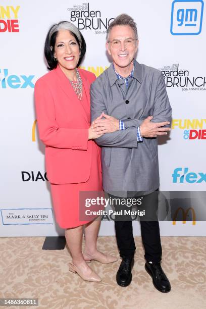 Host Tammy Haddad and Tim Daly attend the 30th Anniversary White House Correspondents' Garden Brunch on April 29, 2023 in Washington, DC.