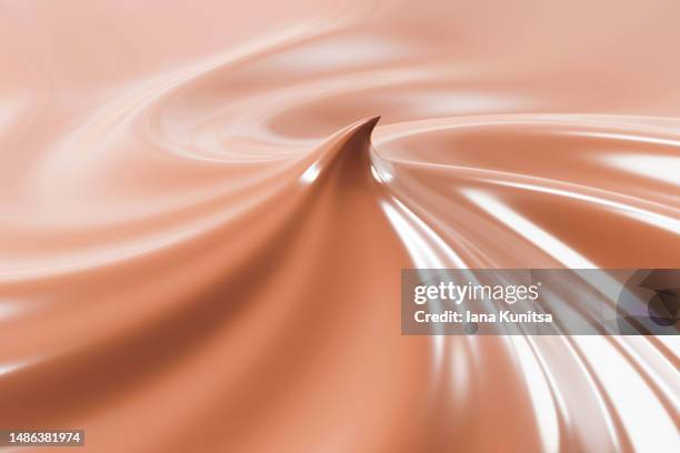 texture of chocolate cream, caramel. 3d illustration. - skin tone stock pictures, royalty-free photos & images