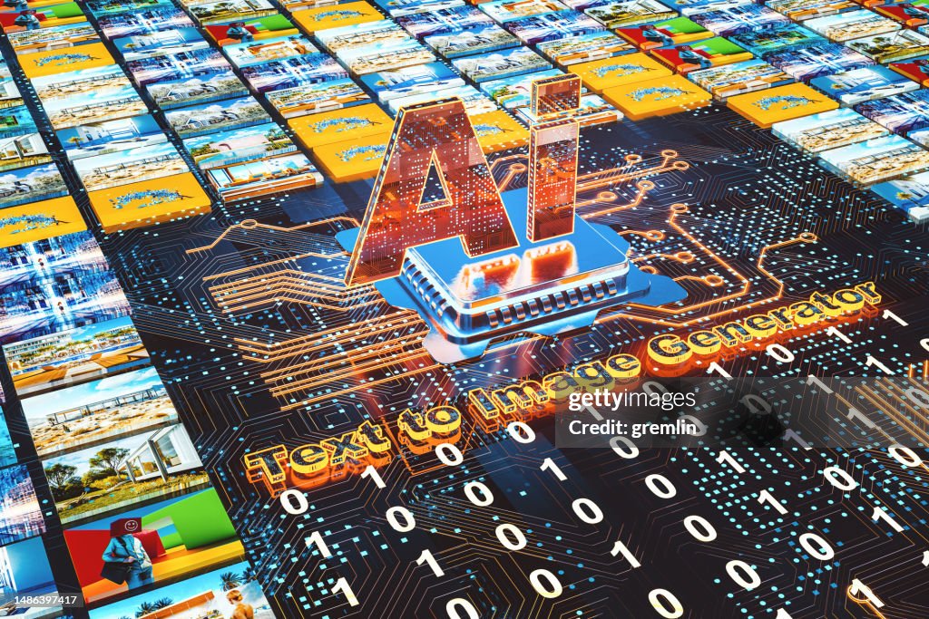 Ai machine learning image of text to image generation models