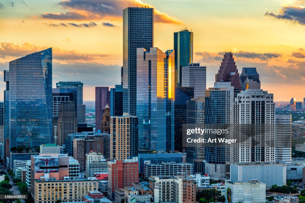 Houston Skyline at Dusk