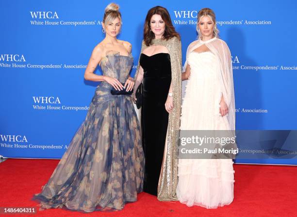 Lala Kent, Lisa Vanderpump and Ariana Maddix attend the 2023 White House Correspondents' Association Dinner at Washington Hilton on April 29, 2023 in...