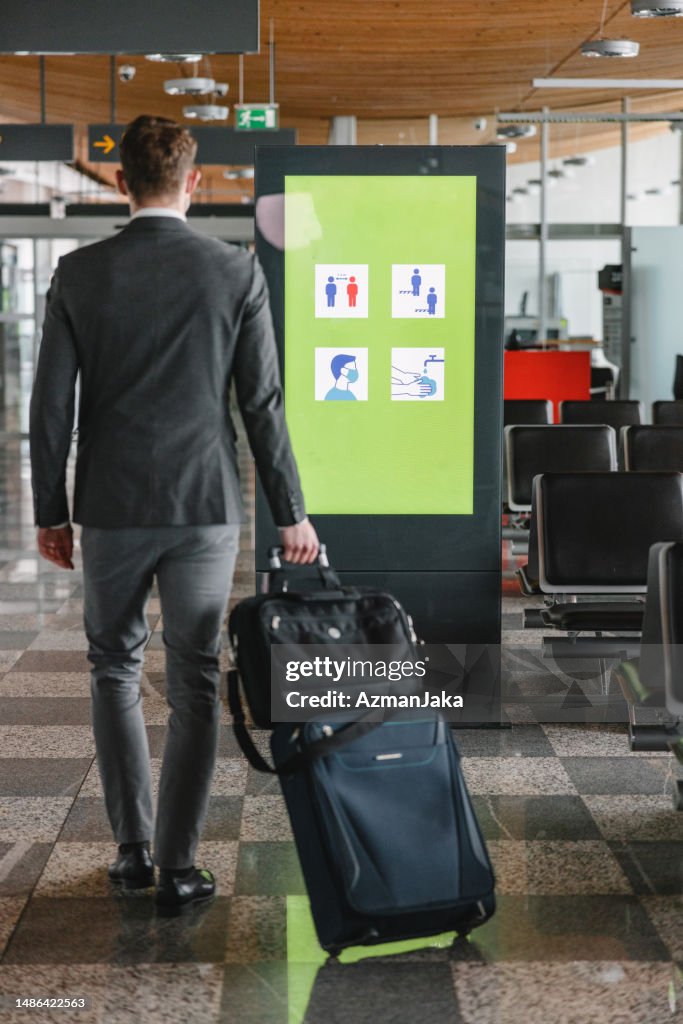 A Businessman At The Airport