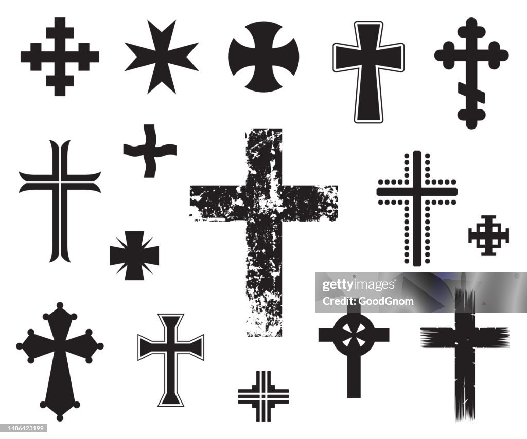 Cross Vector Set High-Res Vector Graphic - Getty Images