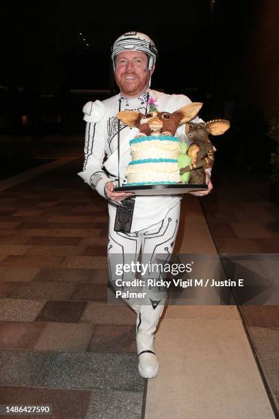 Leigh Francis seen attending his movie-themed 50th birthday party at Soho House White City on April 29, 2023 in London, England.