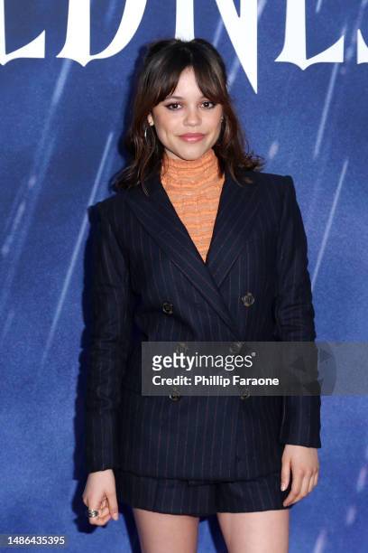 Jenna Ortega attends Netflix's "Wednesday" ATAS Official Photo Call at Hollywood Forever on April 29, 2023 in Hollywood, California.