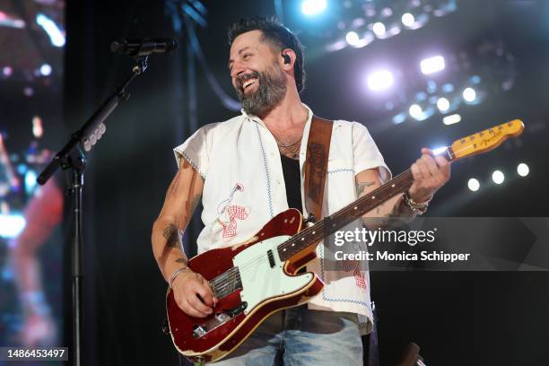 Matthew Ramsey of Old Dominion performs onstage during Day 2 of the 2023 Stagecoach Festival on April 29, 2023 in Indio, California.
