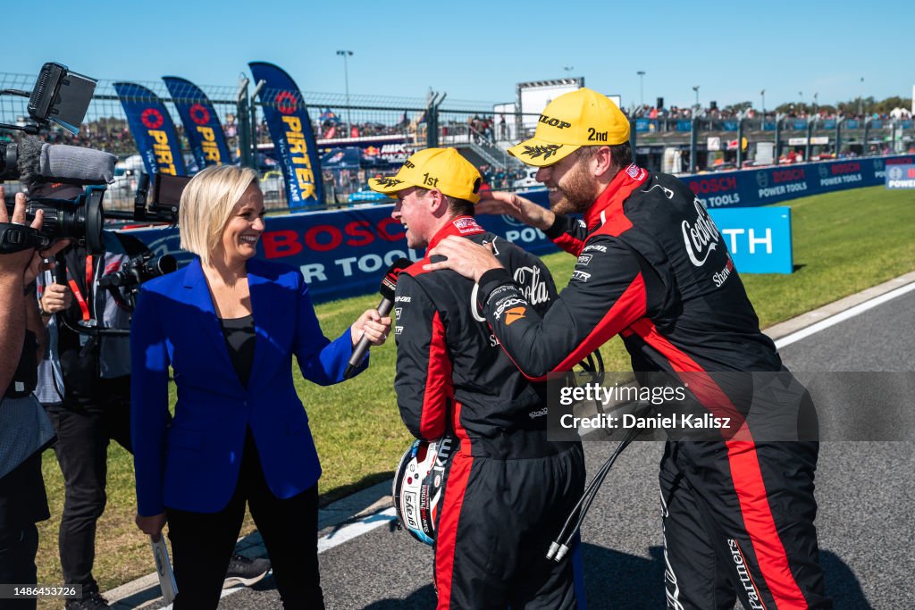 Kristen Riddell Shell Perth Anton de Pasquale driver of the Shell V-Power Racing Ford Mustang GT ...