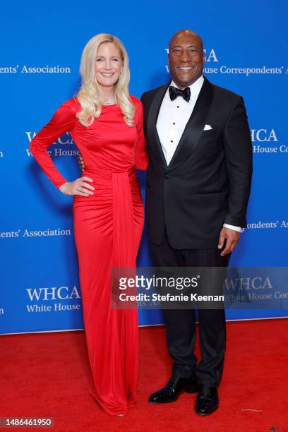 Jennifer Lucas and Byron Allen attend The White House Correspondents Dinner at National Museum Of African American History & Culture on April 29,...