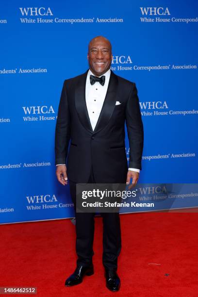 Byron Allen attends The White House Correspondents Dinner at National Museum Of African American History & Culture on April 29, 2023 in Washington,...