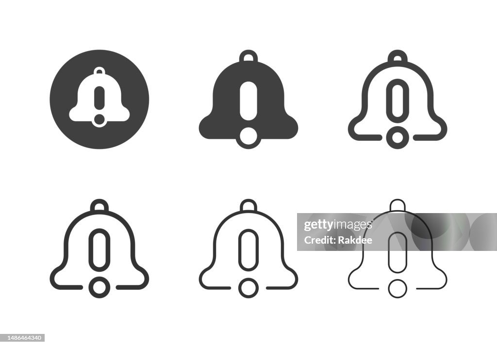 Notification Warning Icons - Multi Series