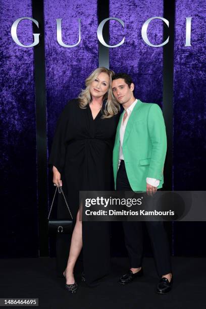 Amy Sacco and Clay Sacco attend as Gucci & Amy Sacco Celebrate Bungalow Gucci In Honor Of The New Meatpacking Boutique on April 29, 2023 in New York...