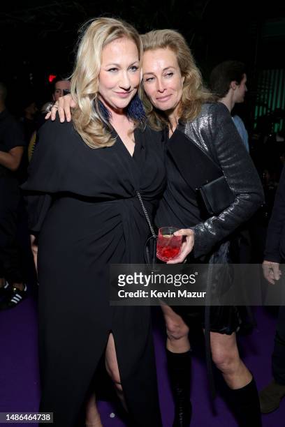 Amy Sacco and Frederique van der Wal attend as Gucci & Amy Sacco Celebrate Bungalow Gucci In Honor Of The New Meatpacking Boutique on April 29, 2023...