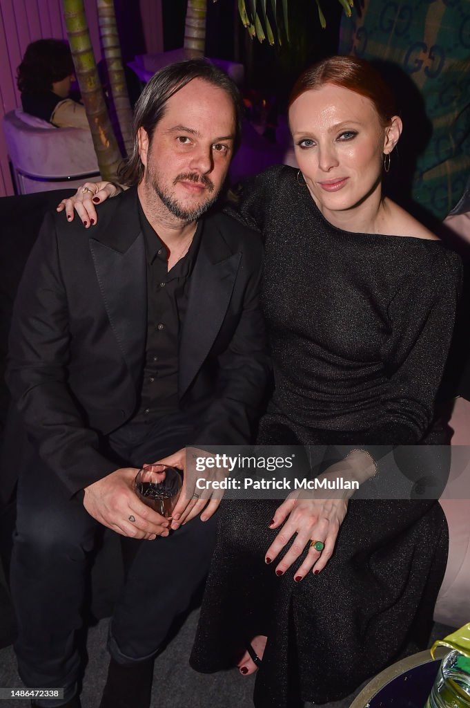Lee Foster and Karen Elson attend attend as Gucci & Amy Sacco... News