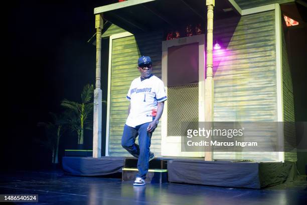 Rapper Scarface performs on stage during the Hip Hop Classics concert at Smart Financial Centre on April 29, 2023 in Sugar Land, Texas.