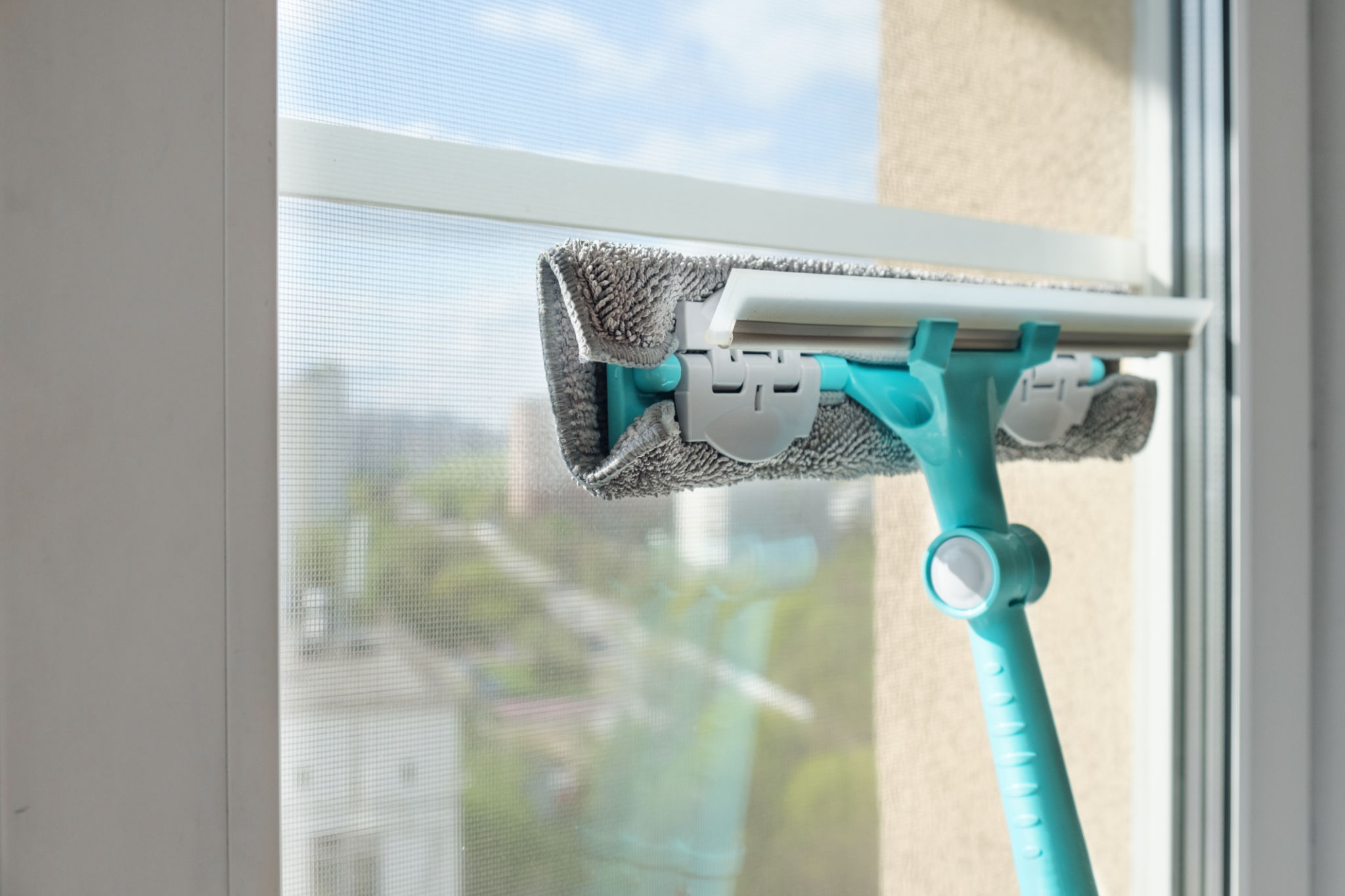 squeegee microfiber cloth