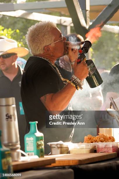 Guy Fieri onstage during Day 2 of the 2023 Stagecoach Festival on April 29, 2023 in Indio, California.