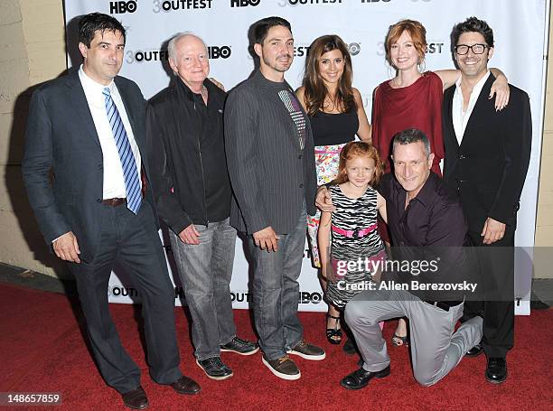 Producer Stephen Israel, actor Mickey Cottrell, actor Maurice Compte, actress Jamie-Lynn Sigler, actress Alicia Witt, writer/actor David W. Ross,...