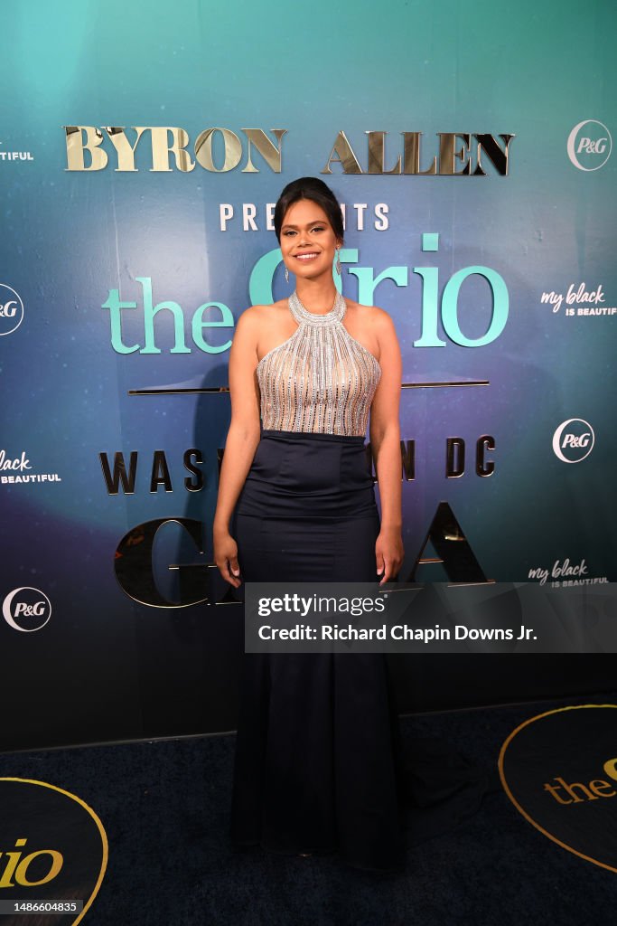 Cheyanne Daniels attends as Byron Allen his Allen Media Group