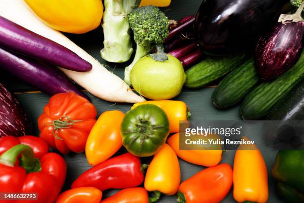 close-up of vegetables - cucumber foto e immagini stock