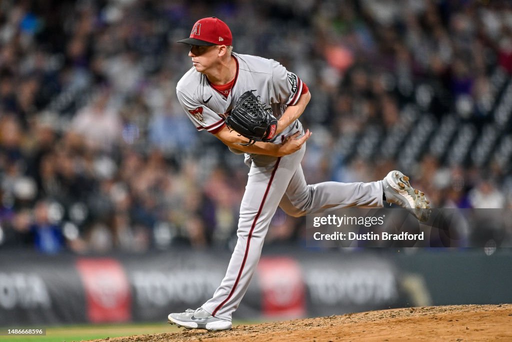 Wv Diamondbacks Scott McGough of the Arizona Diamondbacks pitches in the eighth... News ...