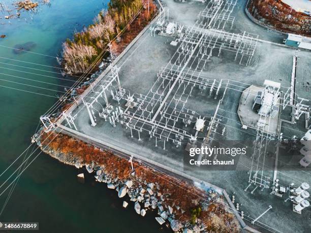 power substation - power supply stock pictures, royalty-free photos & images