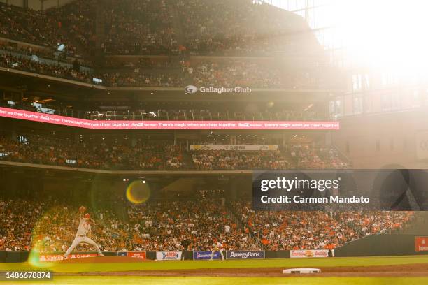 Bailey Falter of the Philadelphia Phillies delivers a pitch during the second inning against the Houston Astros at Minute Maid Park on April 30, 2023...