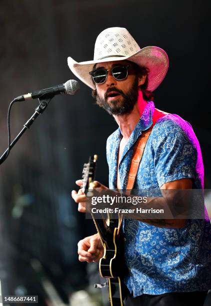 Ryan Bingham performs onstage during Day 3 of the 2023 Stagecoach Festival on April 30, 2023 in Indio, California.