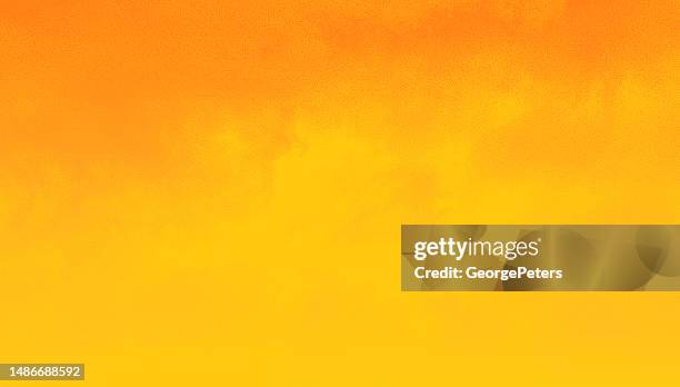 stipple illustration of clouds - orange stock illustrations