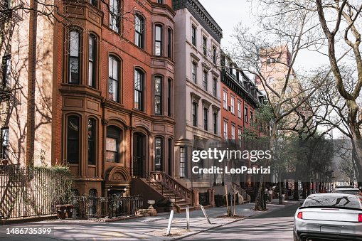 Typical houses in Brooklyn Heights