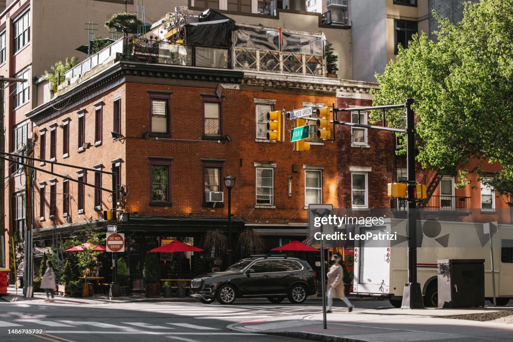 Typical buildings in Jersey City, New Jersey