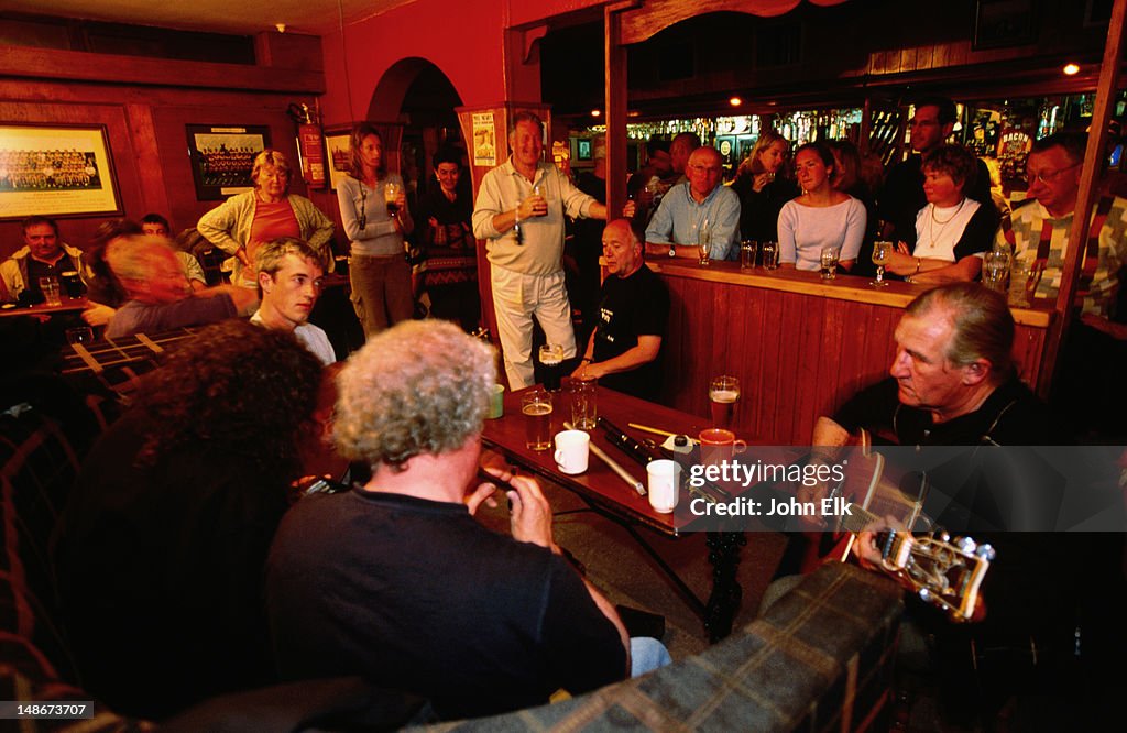 Musicians at the O'Conner's Pub.