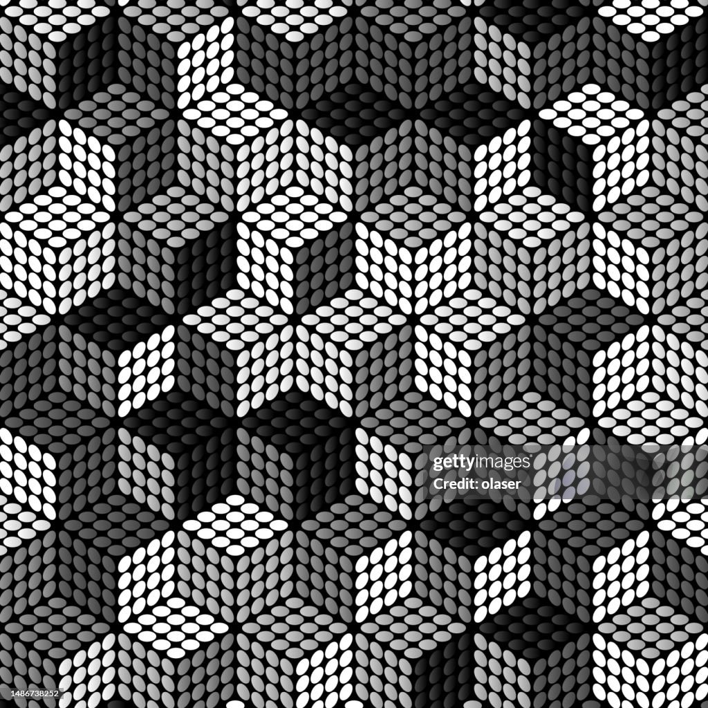 Cubes Pattern Vector Cube Pattern Of Dots High-Res Vector Graphic - Getty Images