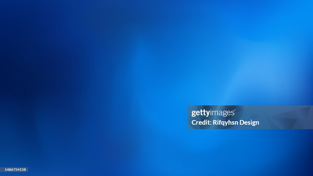 Diseño abstracto de fondo de malla degradada azul borroso para su presentación, fondo de pantalla de diseño vectorial