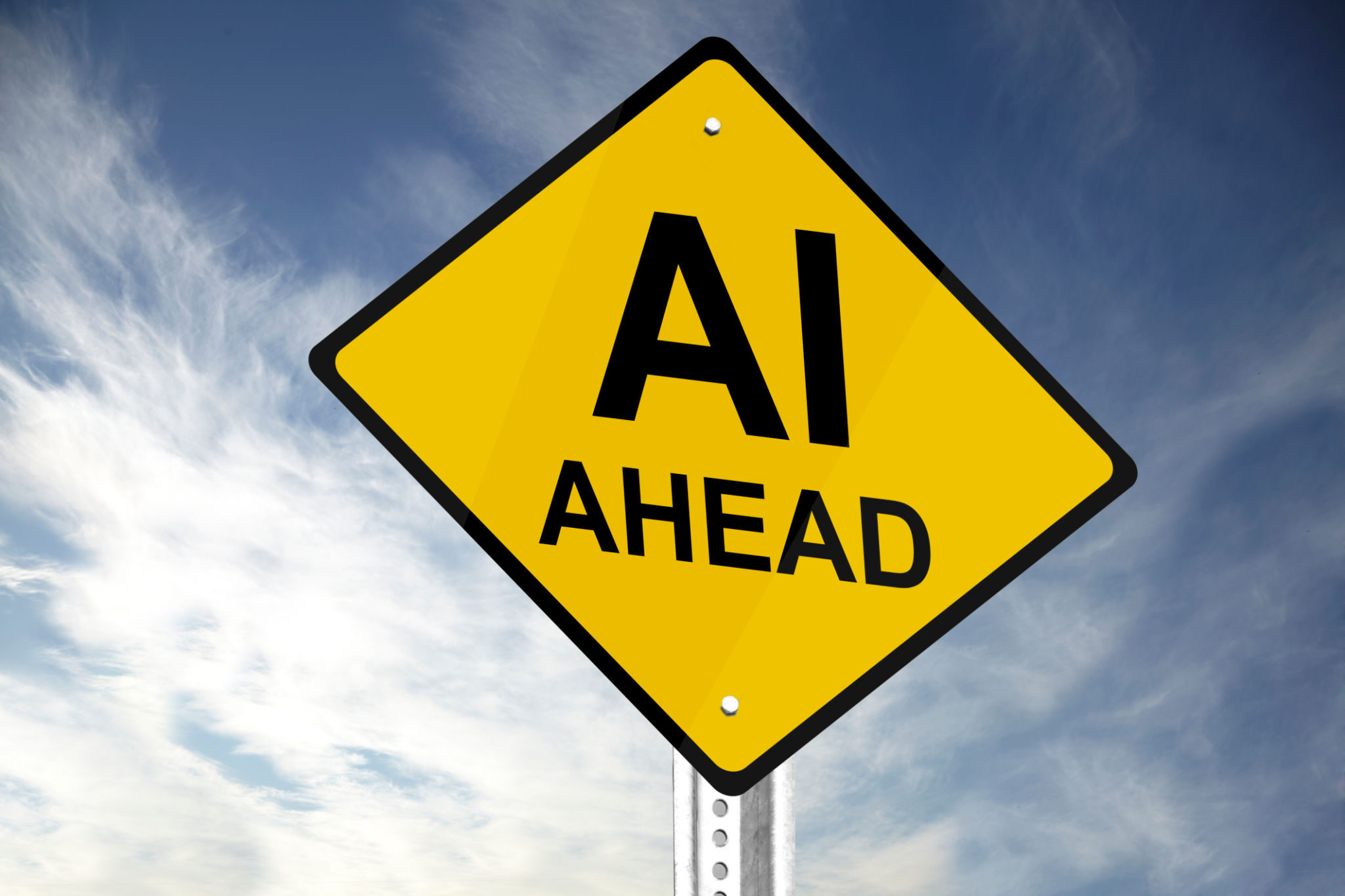Artificial Intelligence ahead Artificial Intelligence ahead