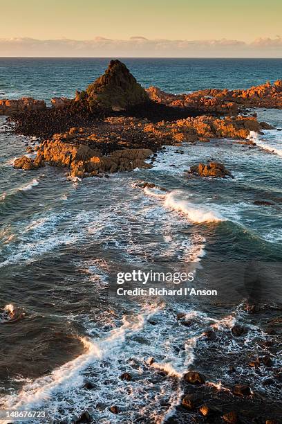 pyramid rock off phillip island. - phillip island stock pictures, royalty-free photos & images