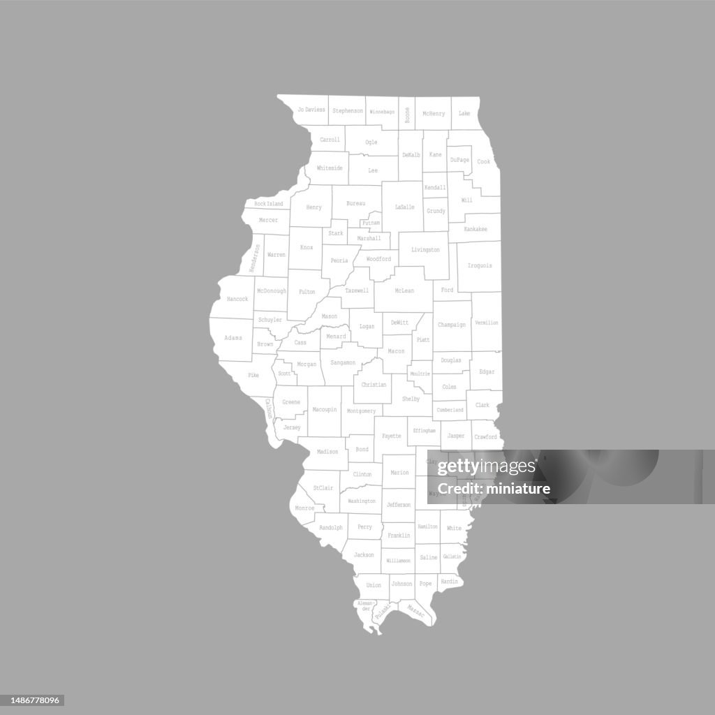 Illinois Map High-Res Vector Graphic - Getty Images