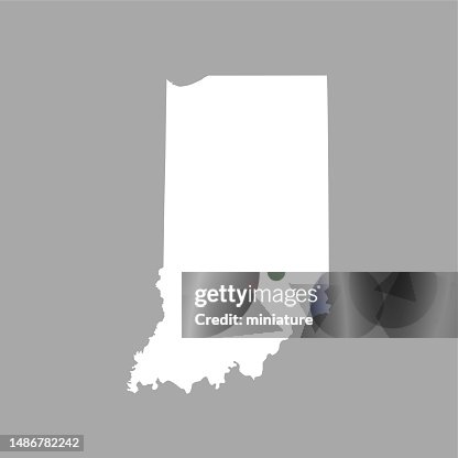 Indianamap Pretty Indiana Map High-Res Vector Graphic - Getty Images