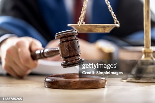 Symbols of law a legal system - a judge, gavel and scales representing jurisdiction. Symbols of law a legal system - a judge, gavel and scales representing jurisdiction.