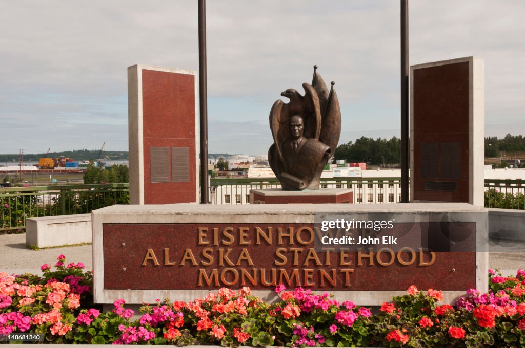 Eisenhower Alaska Statehood Monument.