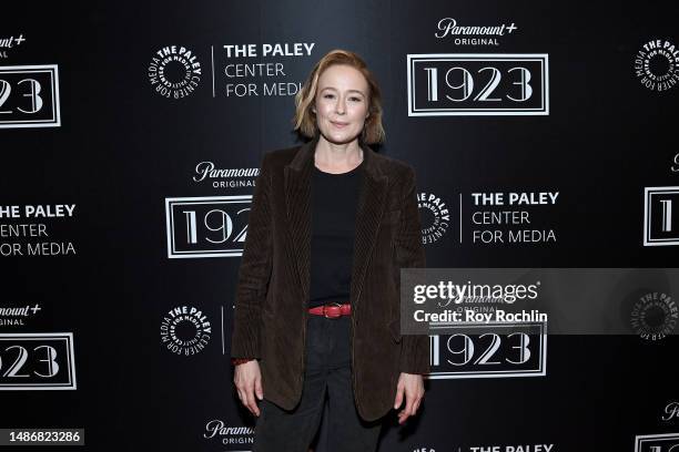 Jennifer Ehle attends the 1923 Costume Exhibit, Interview and Reception at Paley Center For Media on April 29, 2023 in New York City.