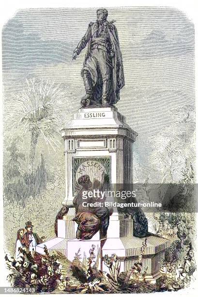 Monument to Andre Massena, Andrea Massena, Duke of Rivoli and Prince of Essling , a French military man, army commander and Marshal d'Empire, in...