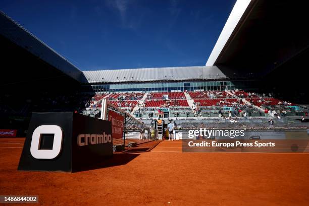 General view during the Mutua Madrid Open 2023 celebrated at Caja Magica on May 01, 2023 in Madrid, Spain.