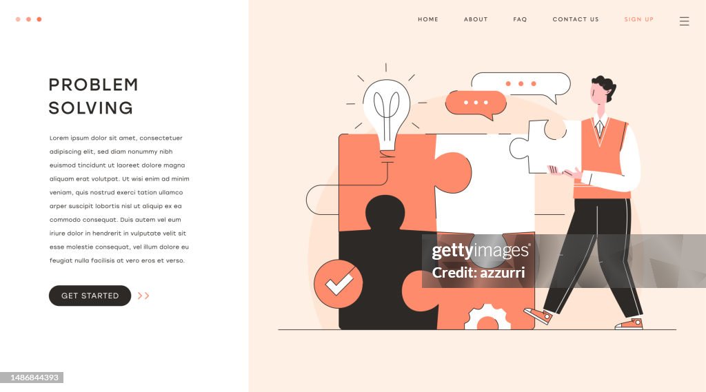 Problem Solving Vector Illustration High-Res Vector Graphic - Getty Images