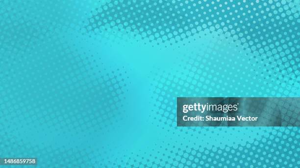 ilustrações de stock, clip art, desenhos animados e ícones de abstract modern halftone background - aqua