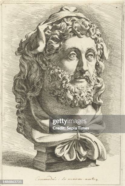 Commodus Born Bust of Emperor Commodus as Herkules Commodus Paradigmata graphices ...