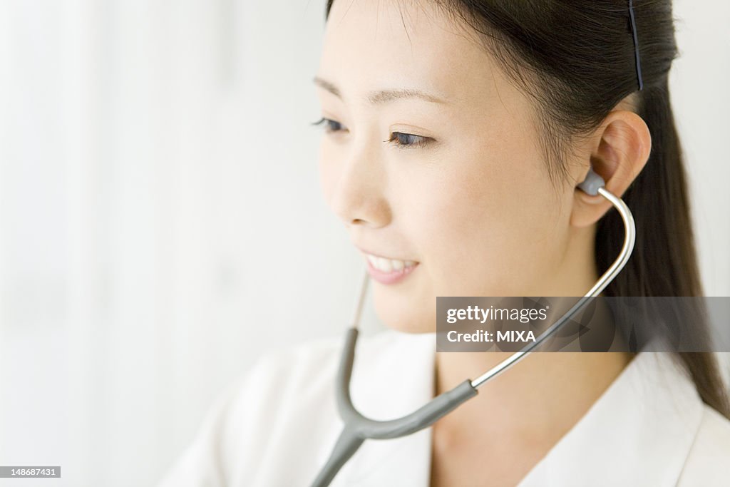 Portrait of female doctor