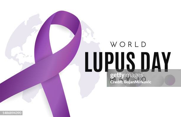 welt-lupus-tag, 10. mai. vektor - lupus stock-grafiken, -clipart, -cartoons und -symbole