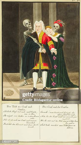 Count Countess Death comes to Count and Countess, Totentanz, dance of death,... News ...