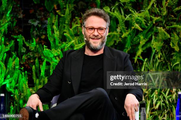 Seth Rogen attends the 2023 Milken Institute Global Conference at The Beverly Hilton on May 01, 2023 in Beverly Hills, California.